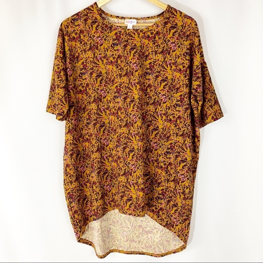LuLaRoe Irma Hi-Lo Floral‎ Top